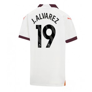 Manchester City Julian Alvarez #19 Udebanetrøje 2023-24 Kort ærmer